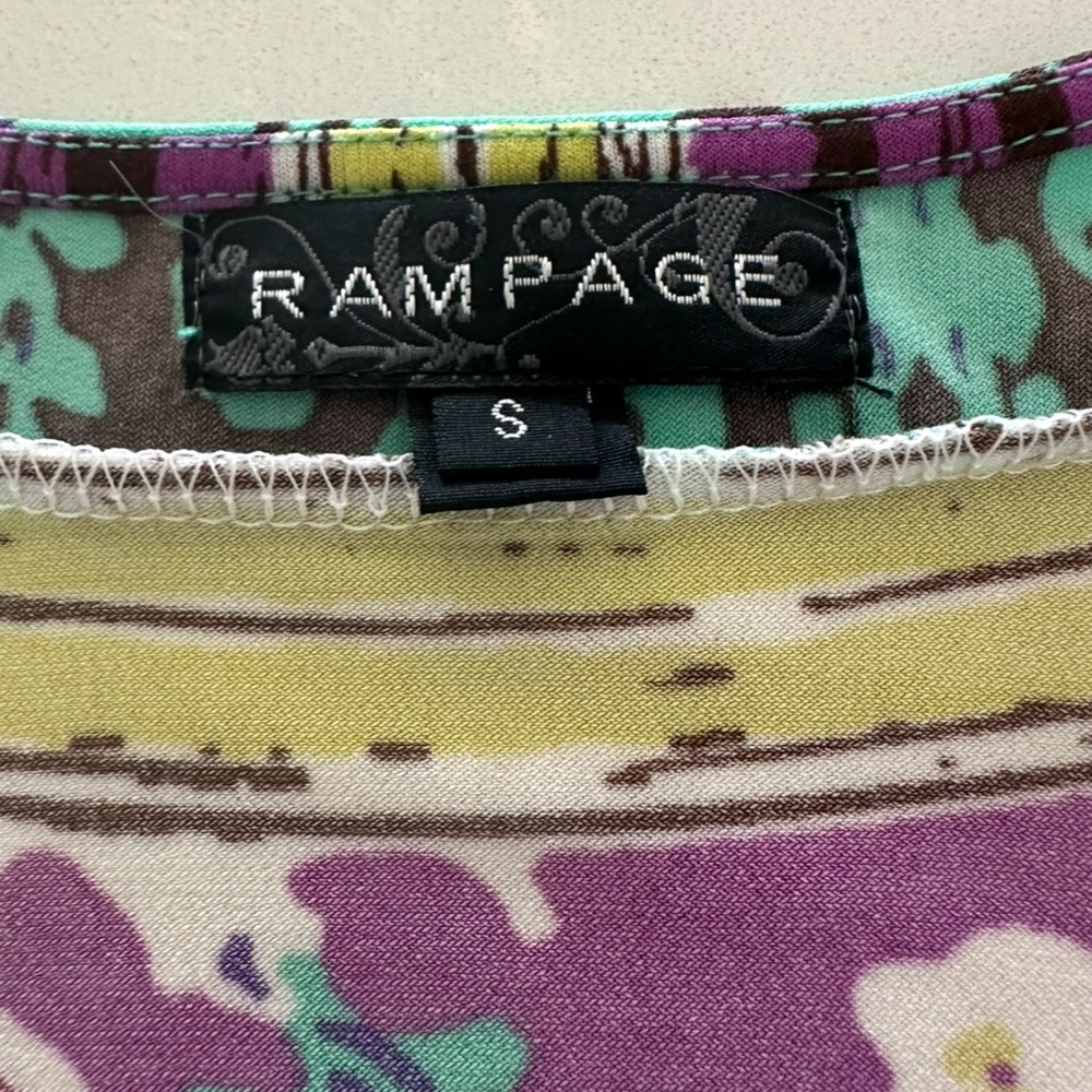 Rampage Multicolor Women's Top - Picture 6 of 8